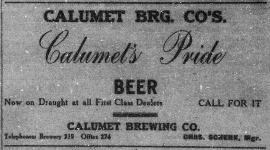 Newspaper ad - <i>The Keweenaw Miner</i>, 15 Mar 1907